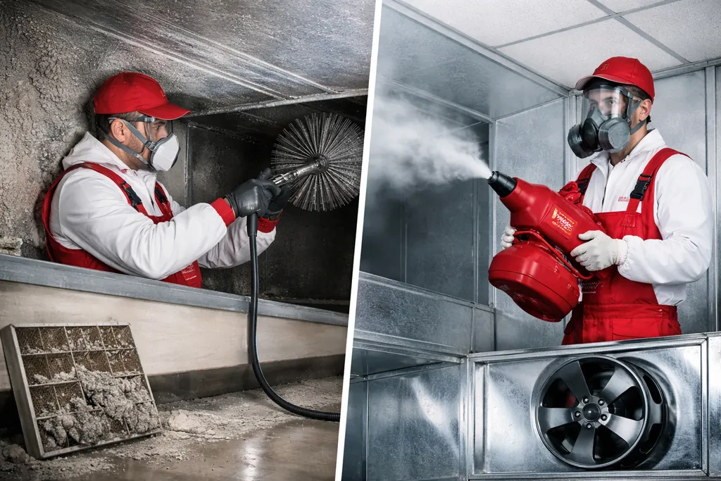 Очистка и дезинфекция систем вентиляции