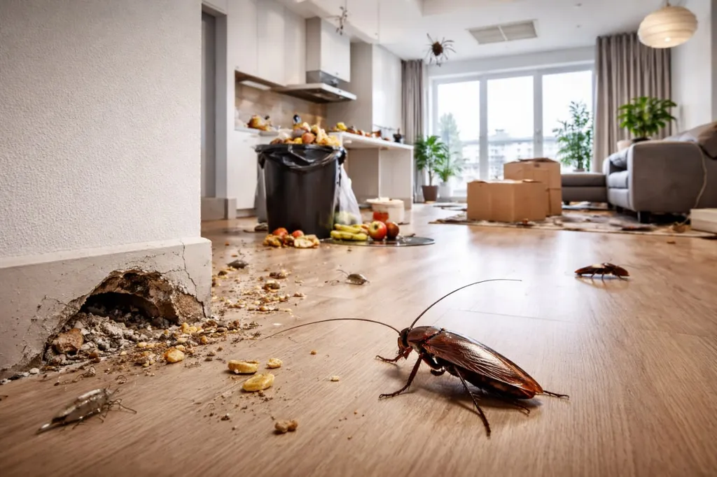 Насекомые в новом доме